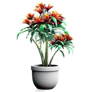 Tall Plant In Pot Png Eee PNG Image