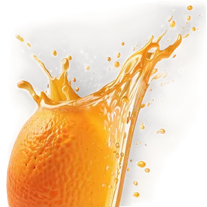 Tangerine Juice Splash Png Vri38 PNG Image