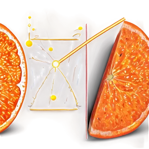 Tangerine Wedge Png Uls PNG Image