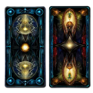 Tarot Card Frame Template Png Puo22 PNG Image