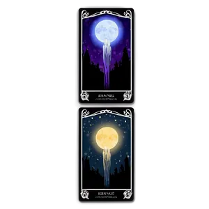 Tarot Card Template Bundle Png Hbc34 PNG Image