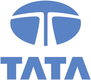 Tata Group Logo Blue Background PNG Image