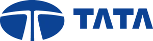 Tata Group Logo Blue Background PNG Image