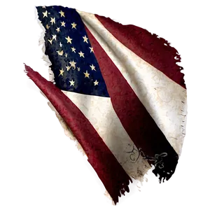 Tattered Flag B PNG Image