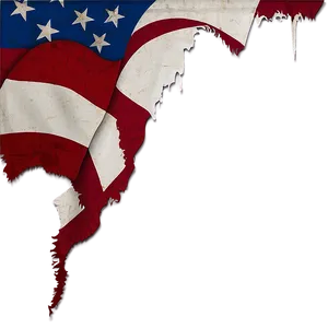 Tattered Flag D PNG Image