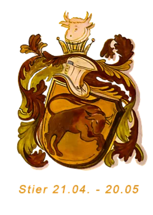 Taurus Zodiac Sign Crest21 April20 May PNG Image