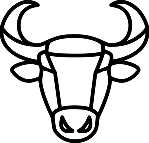 Taurus Zodiac Sign Outline PNG Image