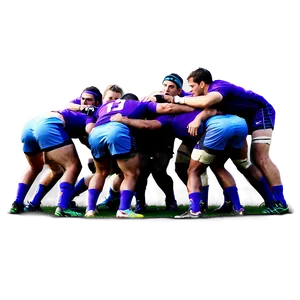 Tcu Rugby Scrum Png Dgt PNG Image