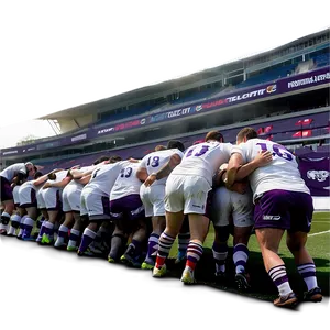 Tcu Rugby Scrum Png Flb48 PNG Image