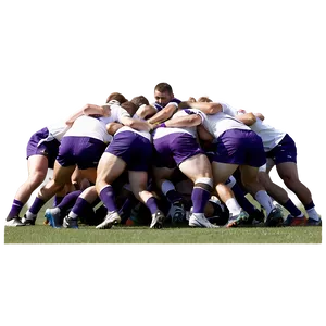 Tcu Rugby Scrum Png Xyb54 PNG Image