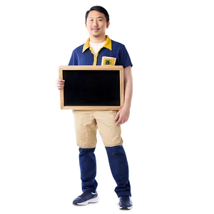 Teacher And Blackboard PNG Xfn PNG