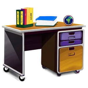 Teacher's Desk Png Bpq PNG Image