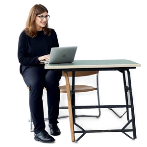 Teacher With Laptop Png 94 PNG Image