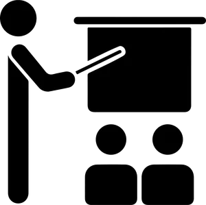 Teaching_ Presentation_ Icon PNG Image