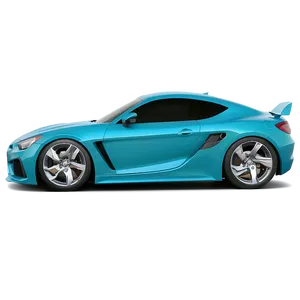 Teal Blue Car Mockup Png Trt19 PNG Image