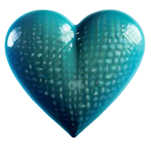 Teal Blue Heart Emoji Png Vhu PNG Image