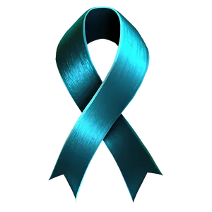 Teal Ribbon A PNG Image