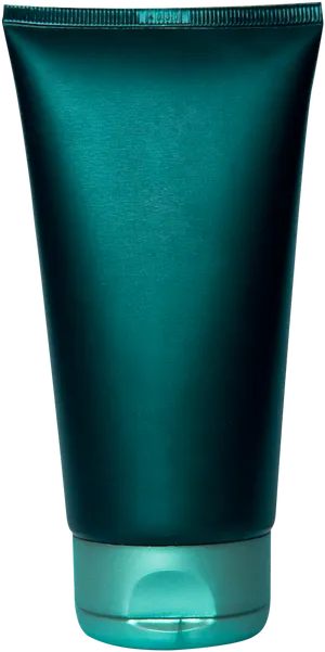 Teal Shampoo Bottle Blank Packaging PNG Image