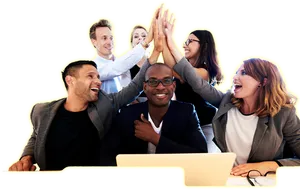 Team Celebrationat Workplace.png PNG Image