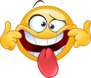 Teasing Emoji Sticking Out Tongue PNG Image