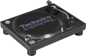 Technics Turntable Professional D J Gear PNG Image