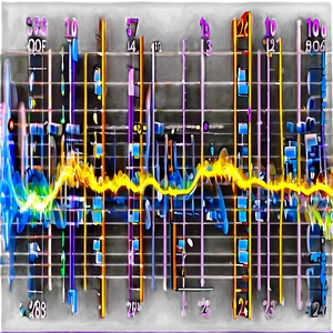 Techno Waveform Png Jkc35 PNG Image