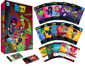 Teen Titans Go Deck Building Game PNG Image