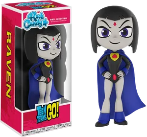 Teen Titans Go Raven Funko Pop PNG Image