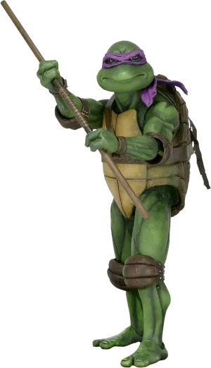 Teenage Mutant Ninja Turtle Donatello Stance PNG Image