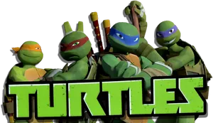 Teenage Mutant Ninja Turtles Team PNG Image