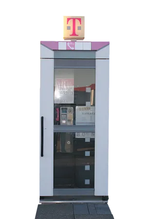 Telekom Phone Booth PNG Image