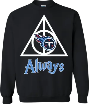 Tennessee Titans Always Sweatshirt PNG Image