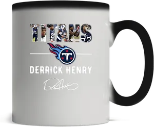 Tennessee Titans Derrick Henry Custom Mug PNG Image