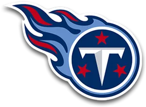 Tennessee Titans Logo Flame Design PNG Image