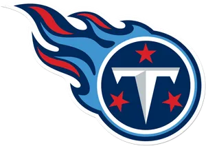 Tennessee Titans Logo Flame PNG Image