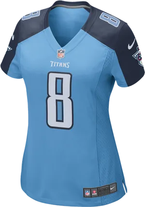 Tennessee Titans Number8 Jersey PNG Image