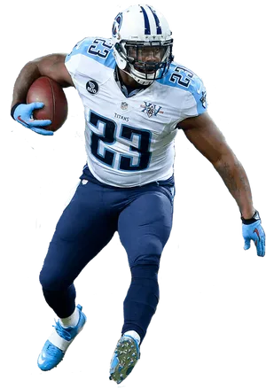 Tennessee Titans Running Back Action PNG Image