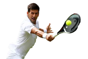 Tennis Pro In Action PNG Image