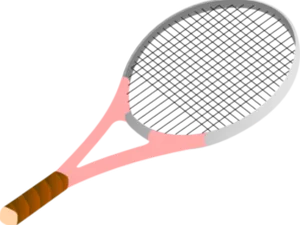 Tennis Racket Illustration PNG Image