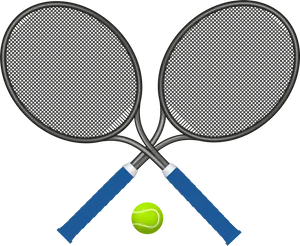 Tennis Racketsand Ball PNG Image