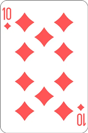 Tenof Diamonds Playing Card PNG Image