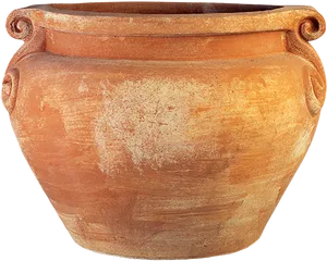 Terracotta Flower Pot PNG Image