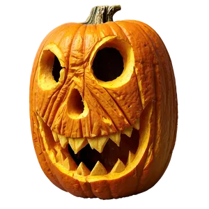 Terrifying Pumpkin Carving Png Gol PNG Image