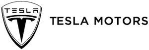 Tesla Logoand Text Black Background PNG Image