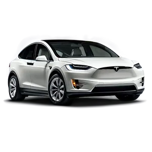 Tesla Model X On Road Png 06282024 PNG Image