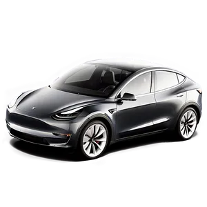 Tesla Model Y Electric Suv Png Byb43 PNG Image