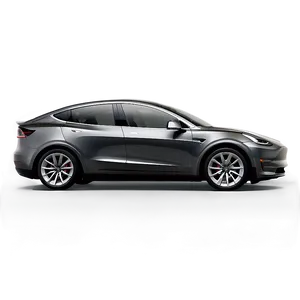 Tesla Model Y Midnight Silver Png Pap PNG Image