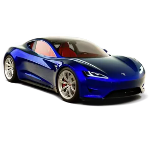 Tesla Roadster Full Speed On Track Png Fap PNG Image