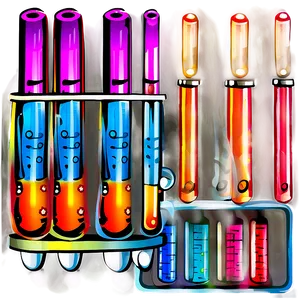 Test Tubes Set Png 90 PNG Image