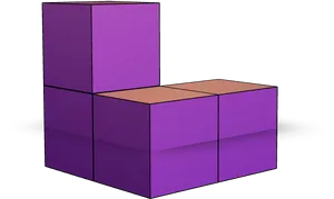 Tetris_ T Block_ Illustration PNG Image